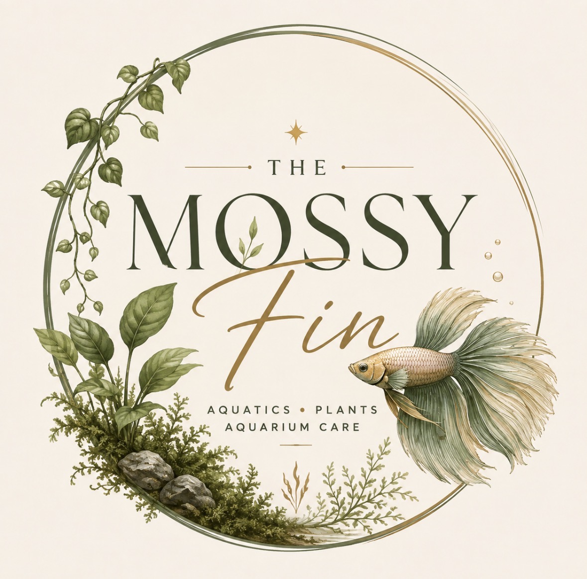 The Mossy Fin logo